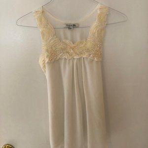 Floral, Embellished Tank Blouse